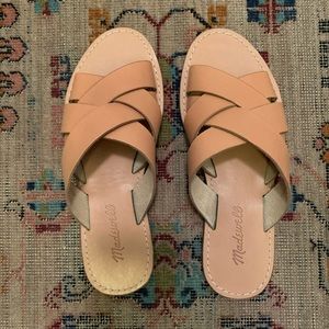 Madewell Leather Boardwalk Woven Sandals